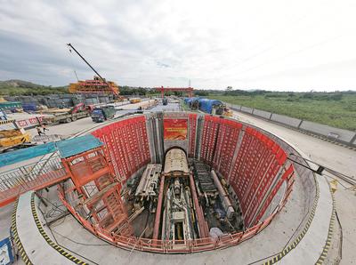 環(huán)北部灣廣東水資源配置工程首臺盾構(gòu)機(jī)順利始發(fā)
